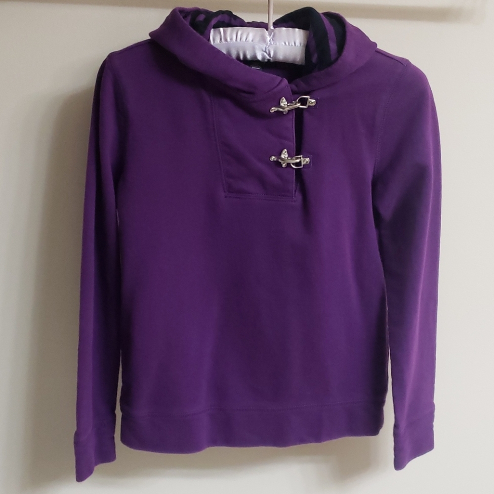 Lauren Ralph Lauren Purple Clasp Sweater
